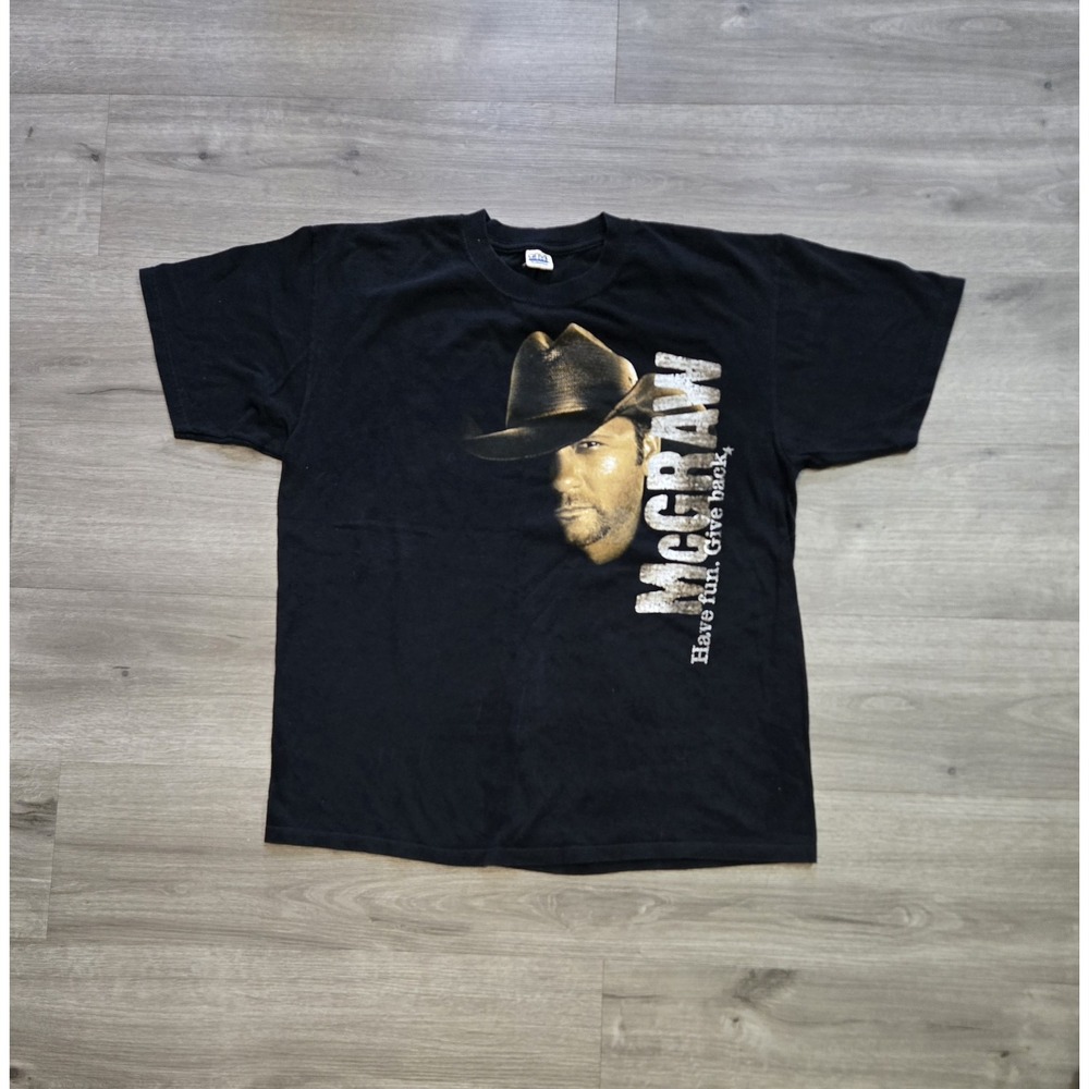 Vintage 2010 Tim McGraw Southern Voice Tour Concert Graphic T-Shirt Size XL